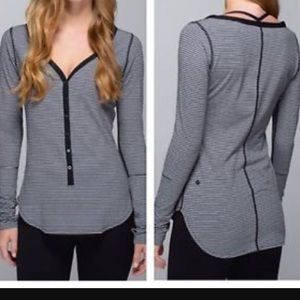 🍋 Lululemon Awesoma Henley Long Sleeve!